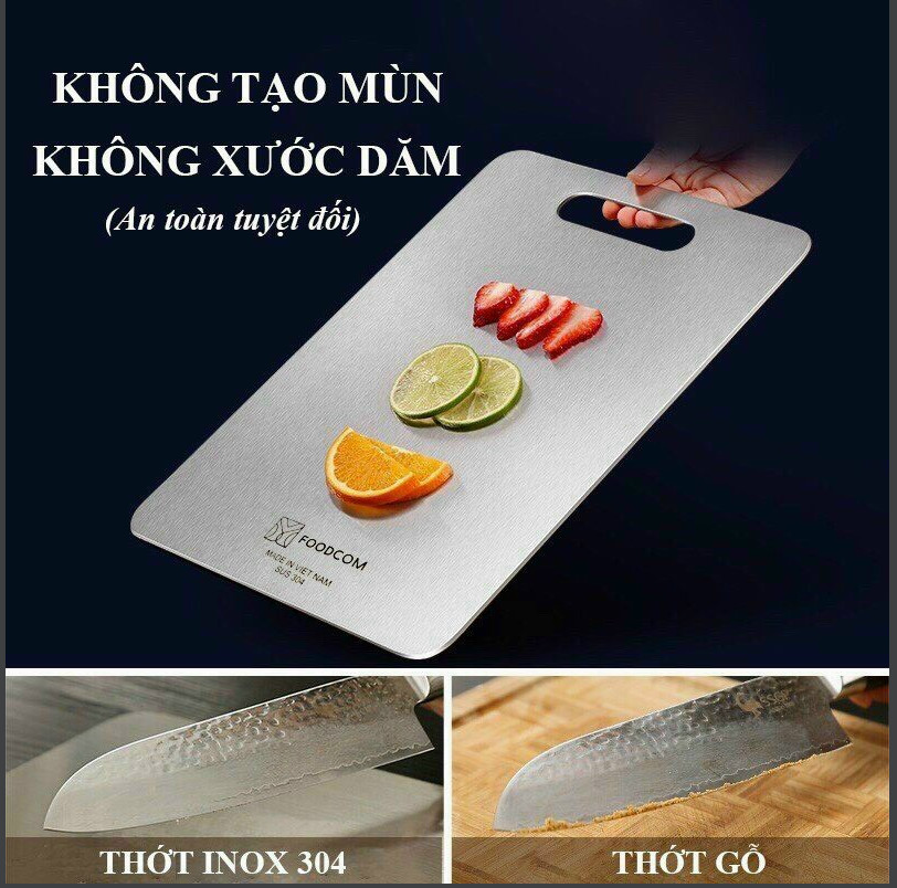 Thớt inox 304 an toàn