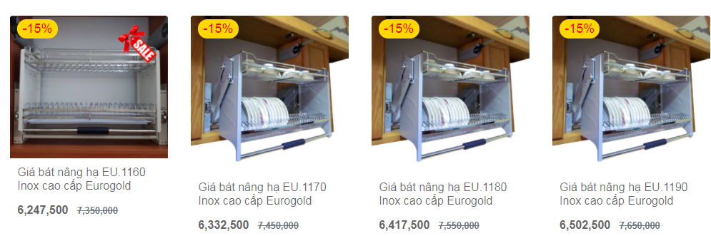 Giá bát nâng hạ eurogold
