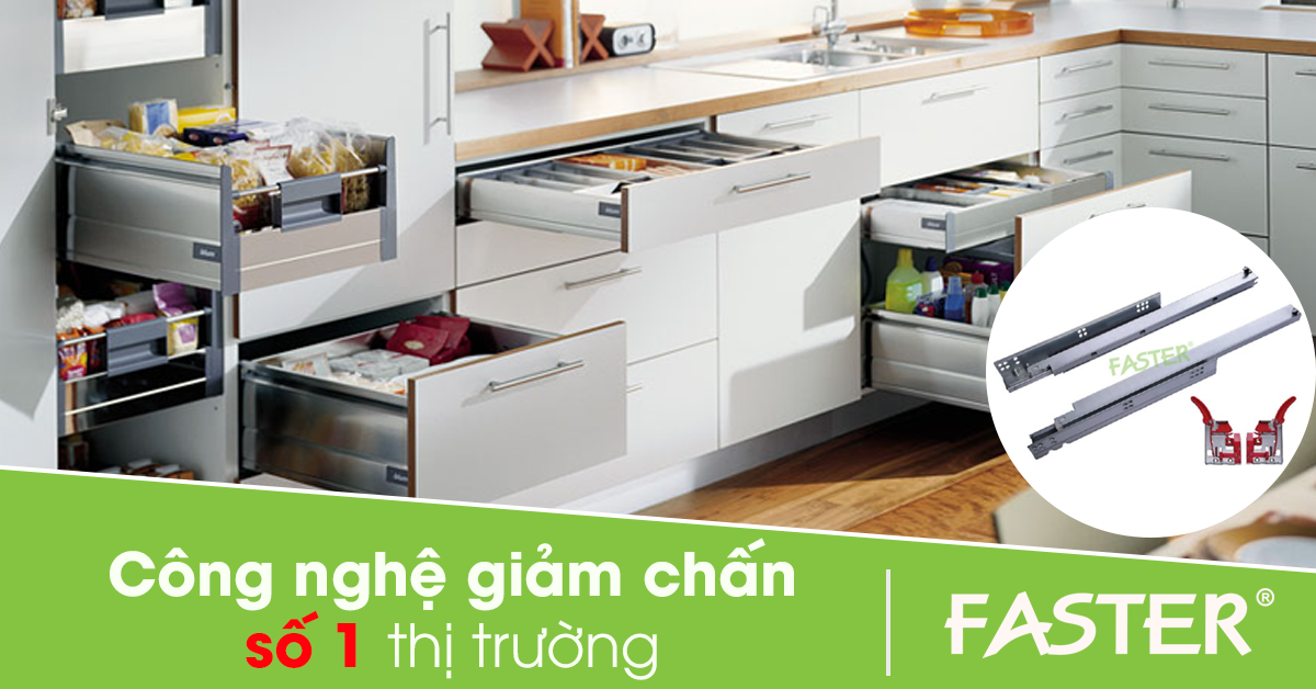phụ kiện tủ bếp faster