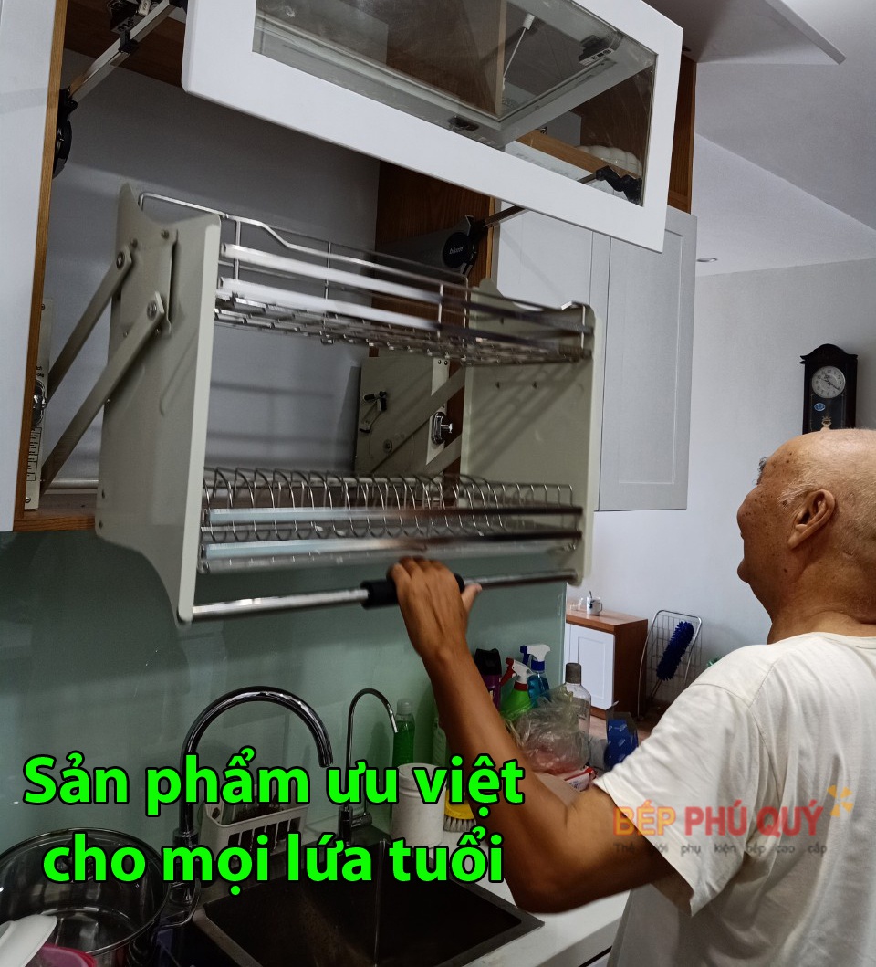 phụ kiện tủ bếp thông minh sản phẩm ưu việt dành cho mọi lứa tuổi