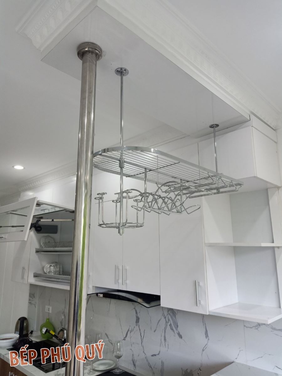giá treo ly quầy bar giá rẻ chính hãng inox 304