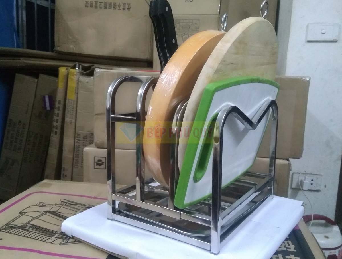 Kệ để dao thớt inox 304 đẹp mê ly