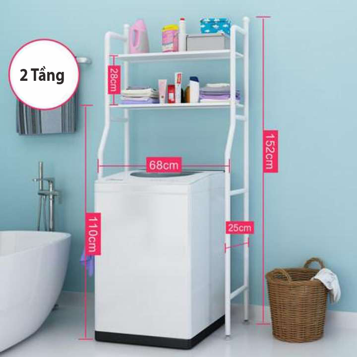 kệ để đồ đa năng trên máy giặt inox 304