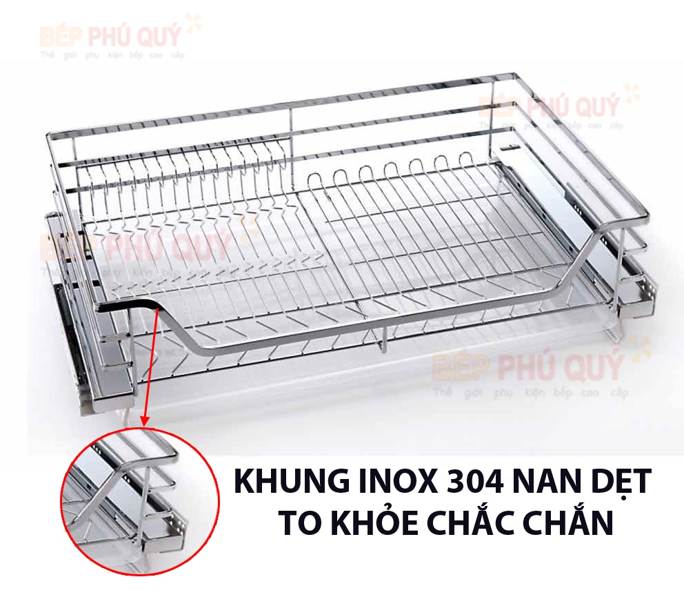 thanh nan inox 304 siêu bền giá bát xoong nồi luxury cao cấp