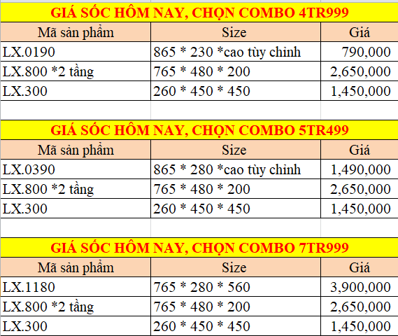 Combo phụ kiện tủ bếp 2023