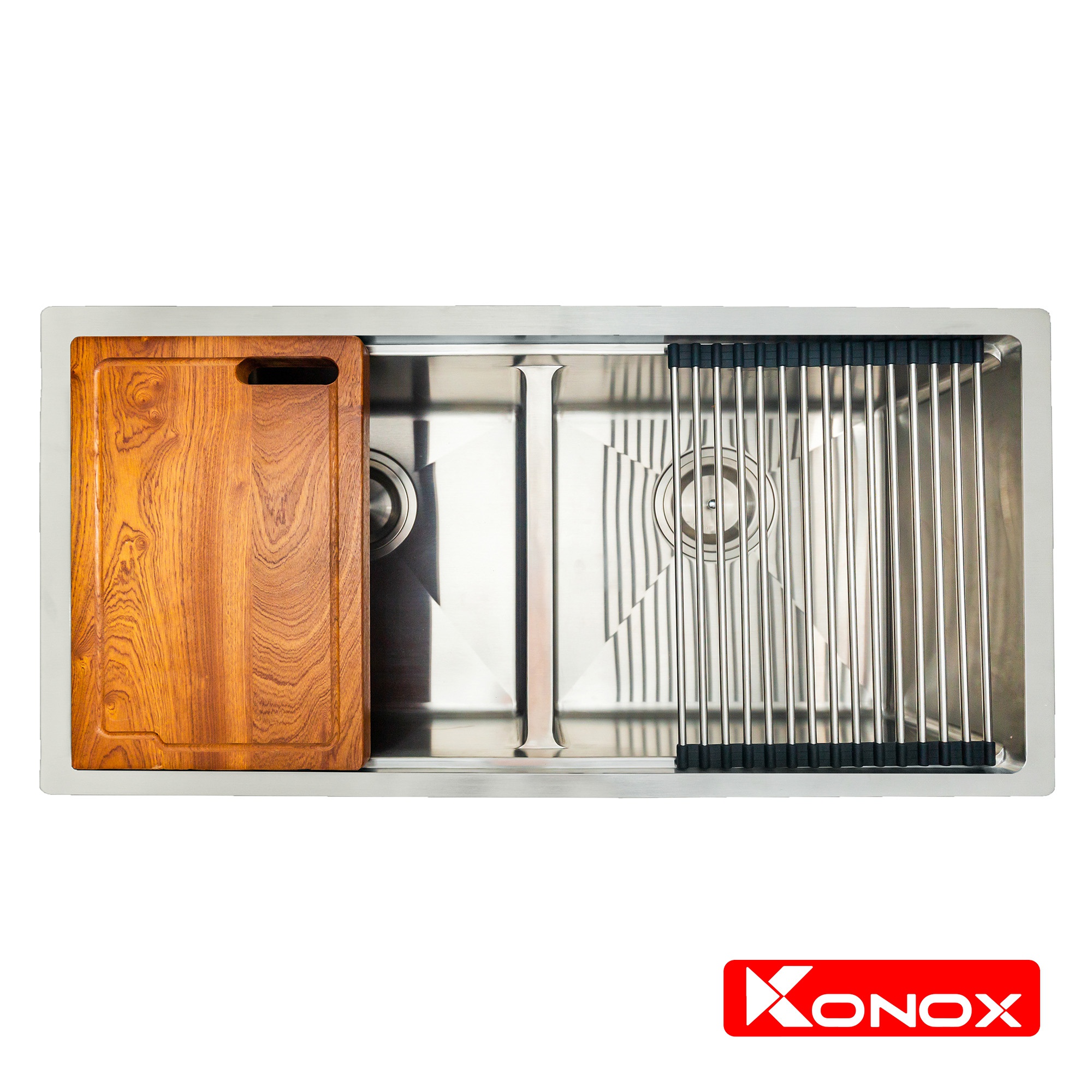 Chậu rửa bát Konox đôi - KN8745DUB