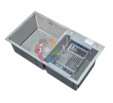 Chậu rửa 2 hố Inox 909 RL04-909-Inox (Bỏ mẫu)