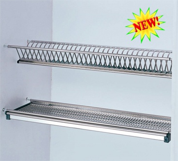 Giá bát cố định 2 tầng inox cao cấp Luxury LX.0180