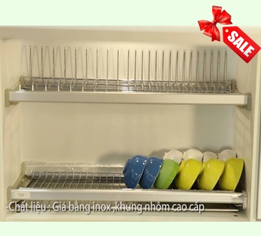 Giá bát cố định 2 tầng FS.0370 inox FSo cấp Faster
