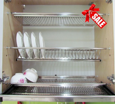 Giá bát cố định 3 tầng FS.0480 inox FSo cấp Faster