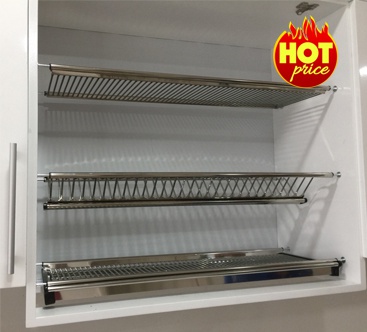 Giá bát cố định 3 tầng inox cao cấp Luxury LX.0270