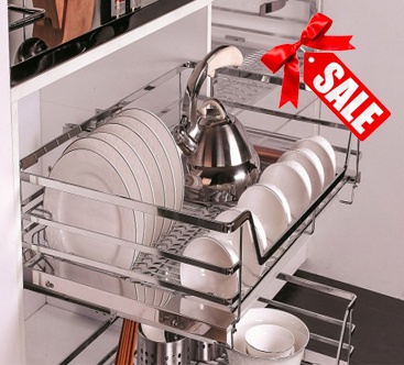Giá để bát đĩa FS.600B nan tròn inox FSo cấp Faster