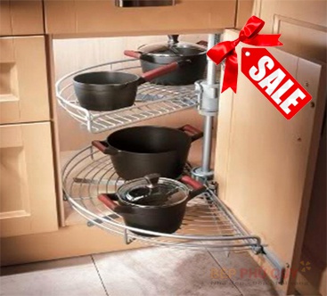 Mâm xoay góc 1/2 MX180 inox cao cấp Eurogold