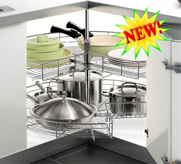 Mâm xoay góc 3/4 MX270 inox cao cấp Eurogold