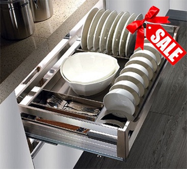 Ngăn kéo bát đĩa inox hộp LH02.600 Faster FSo cấp