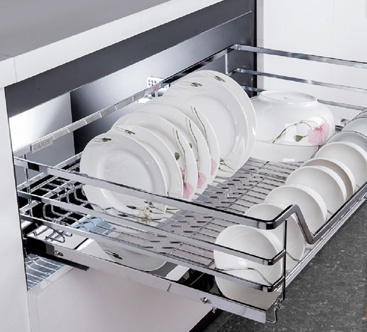 Ngăn kéo bát đĩa Inox 304 nan vuông ED01.600