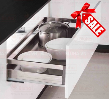 Ngăn kéo xoong nồi hộp inox cao cấp Luxury LH.600