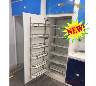 Tủ đồ khô cánh mở nan dẹt 4 tầng TK01.450 inox FSo cấp Faster